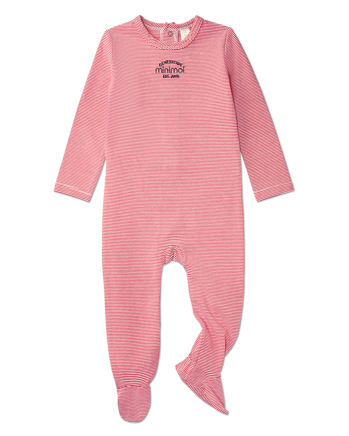 Baby and Toddler "Generation MiniMoi" Stretchy Mini-Striped Cotton-Rich Footie