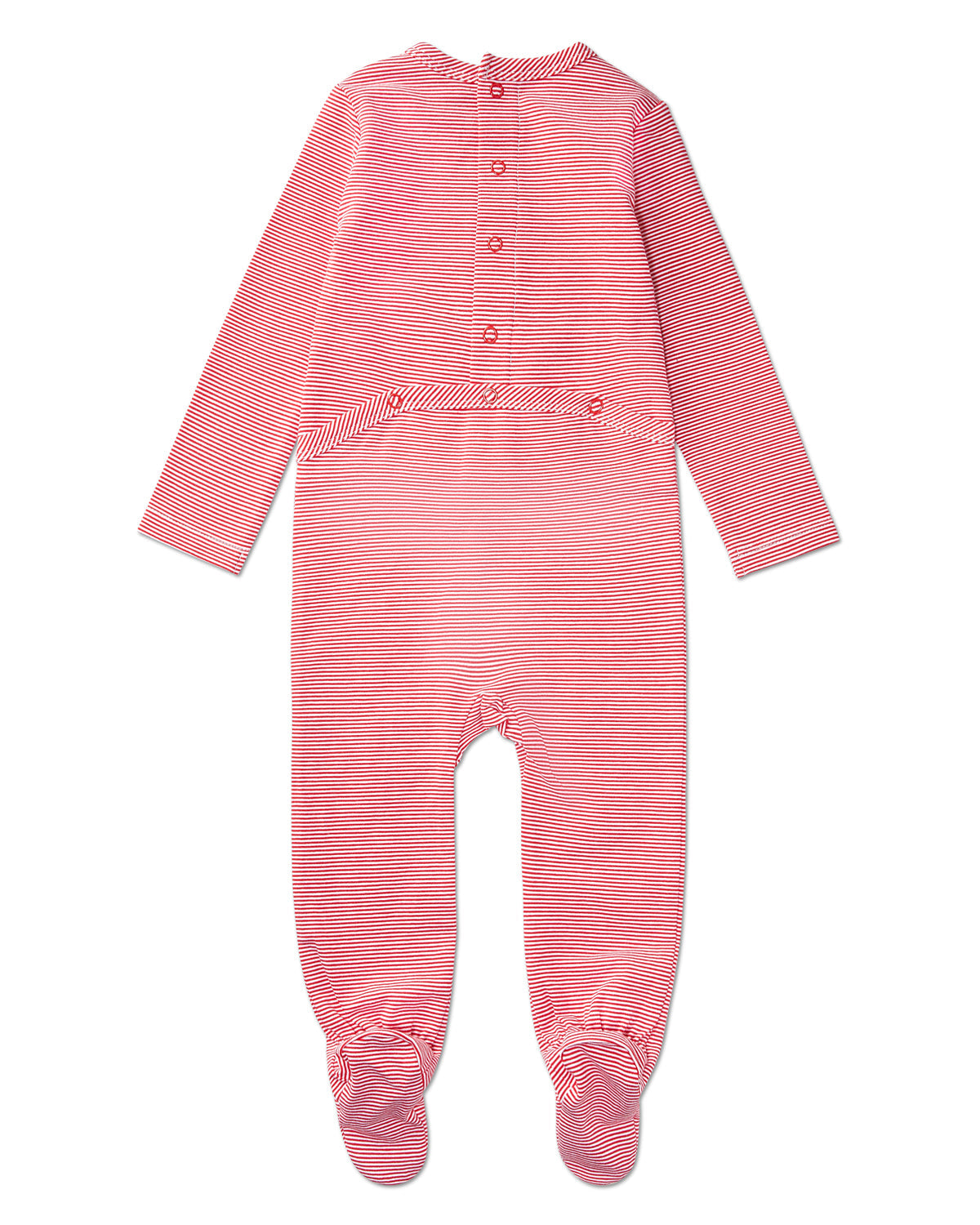 Baby and Toddler "Generation MiniMoi" Stretchy Mini-Striped Cotton-Rich Footie