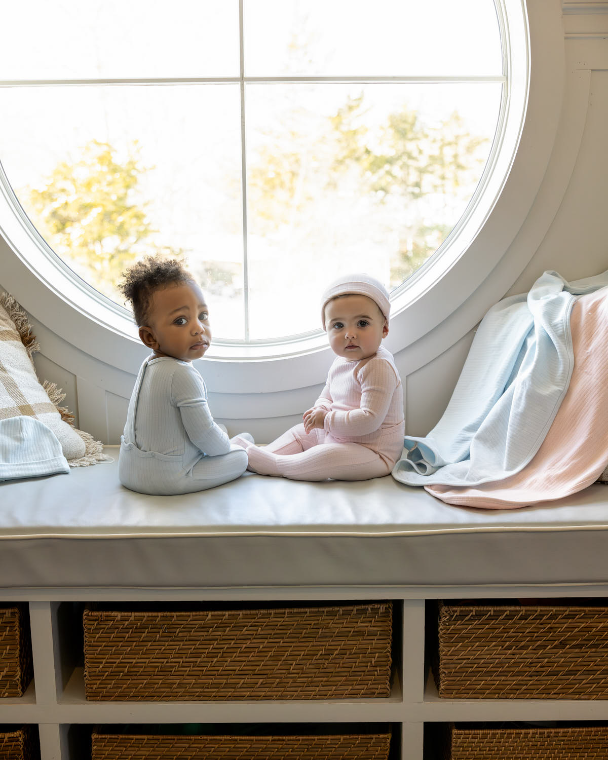 3 Piece Baby "Mon Etoile" Cotton Rich Pointelle Footie Set