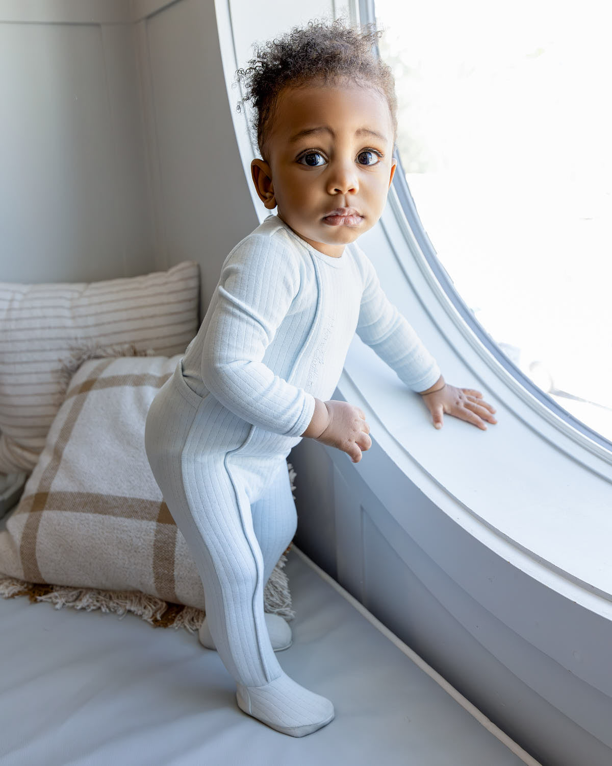 Baby "Mon Etoile" Cotton Rich Pointelle Footie