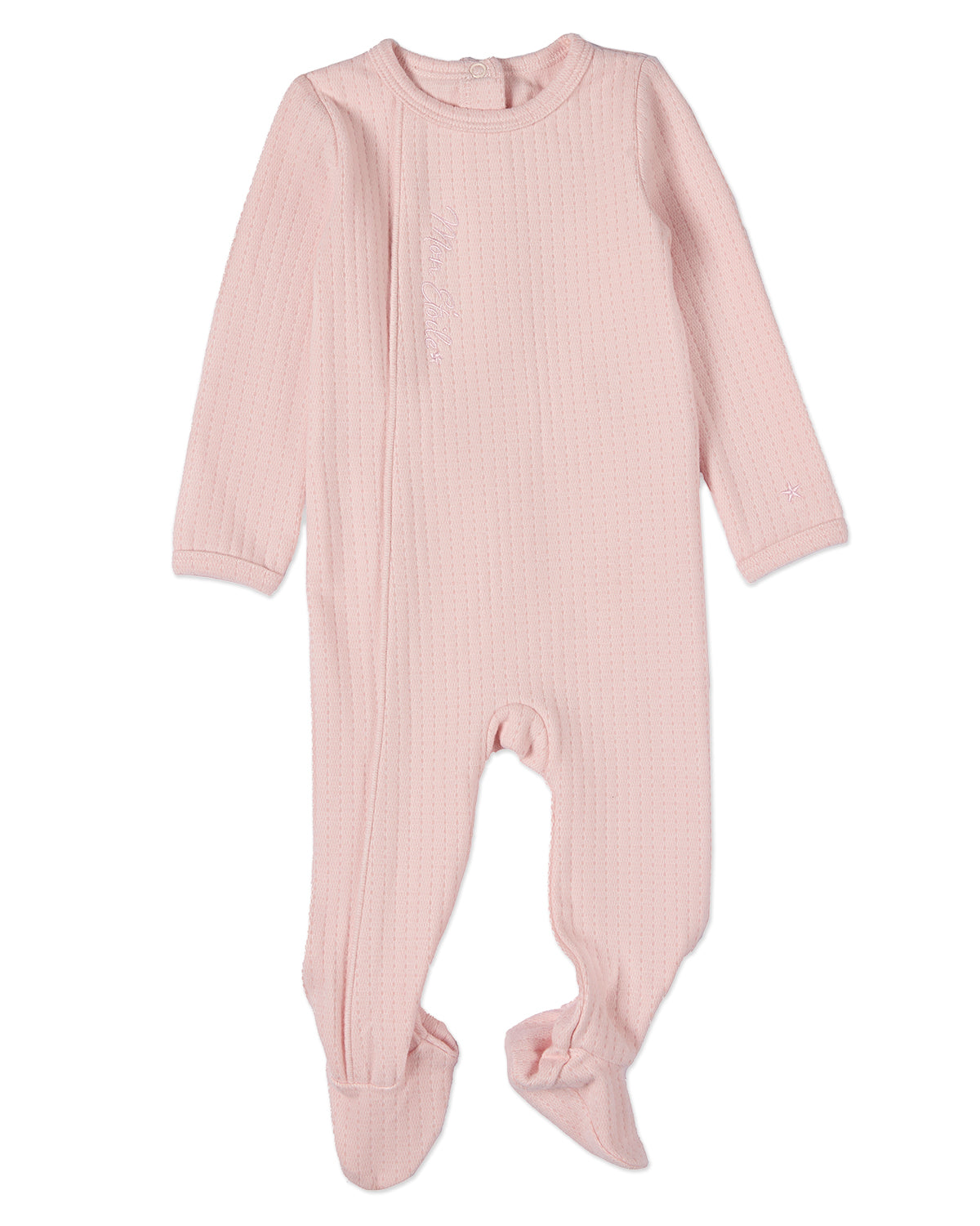 Baby "Mon Etoile" Cotton Rich Pointelle Footie
