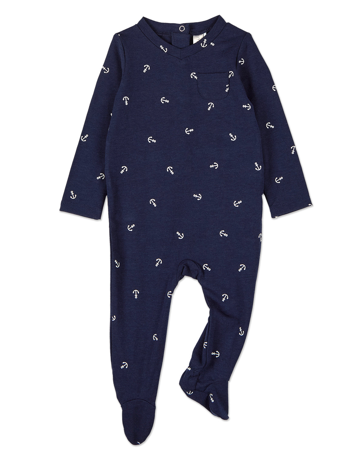 Baby and Toddler Boys "Seas The Day" Rayon Blend Footie