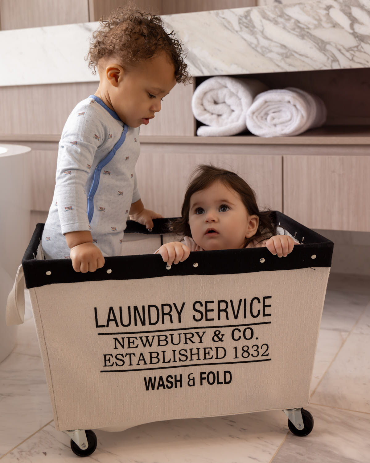 Baby and Toddler Boys "Row Your Boat Gently" Rayon Blend Pointelle Footie