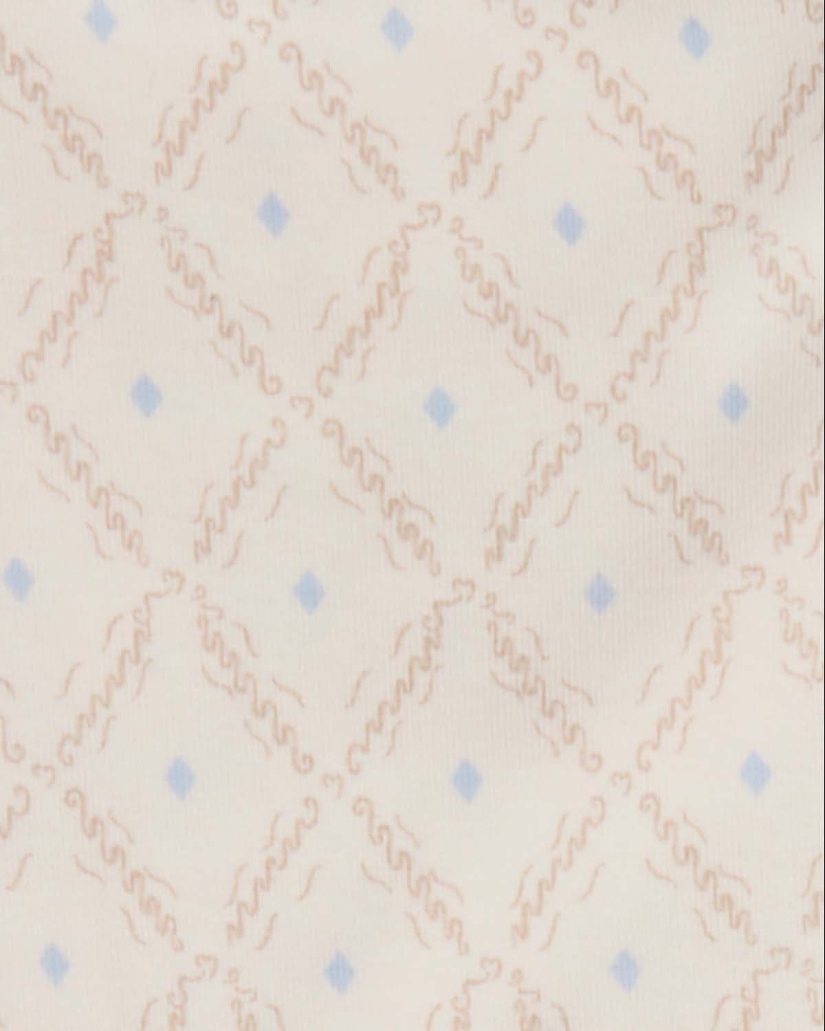 Baby Boys "Harlequin Diamond" Modal-Blend Allover-Print Footie