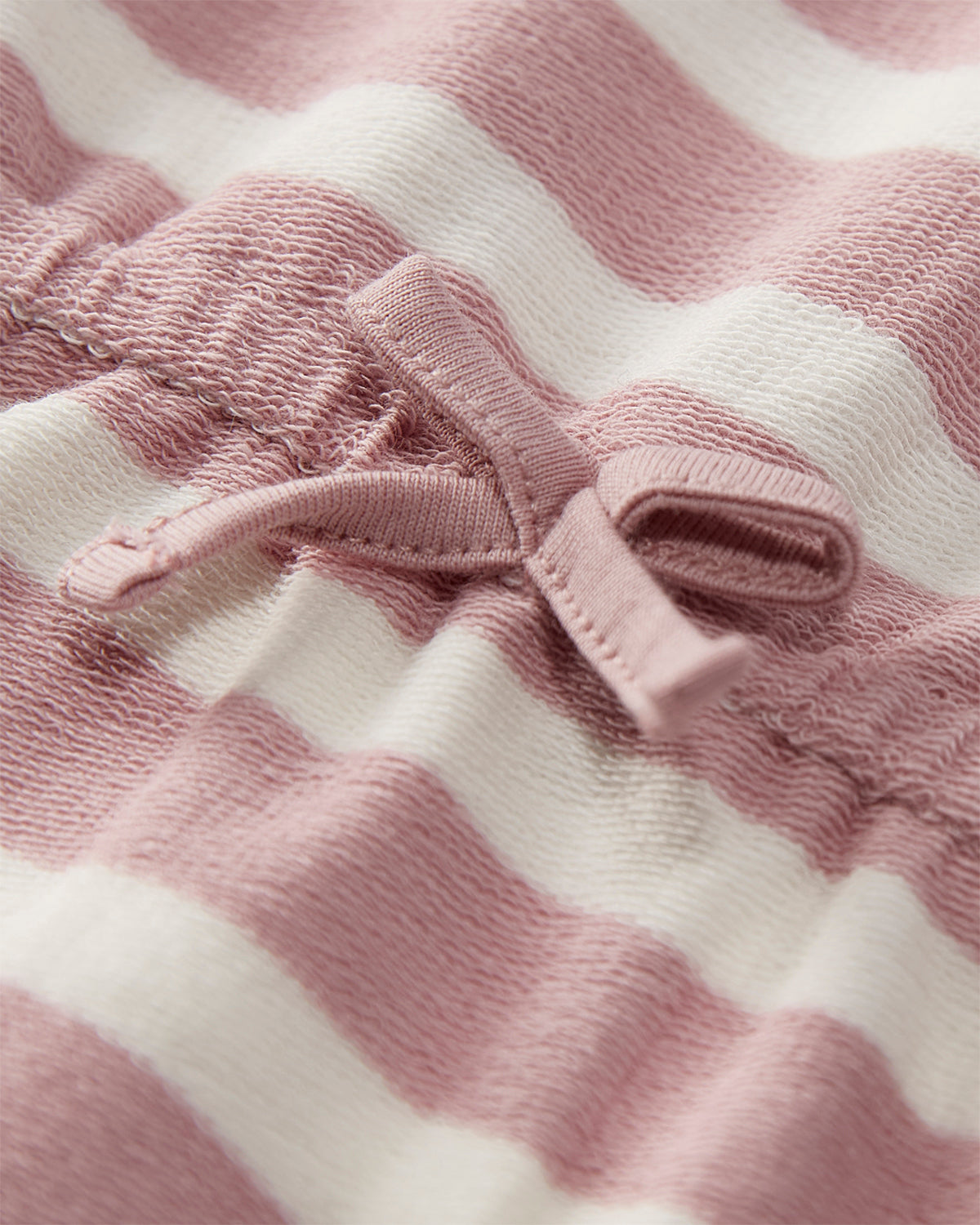 Baby and Toddler Girls Striped Stretch-Cotton Terry Sleeveless Romper