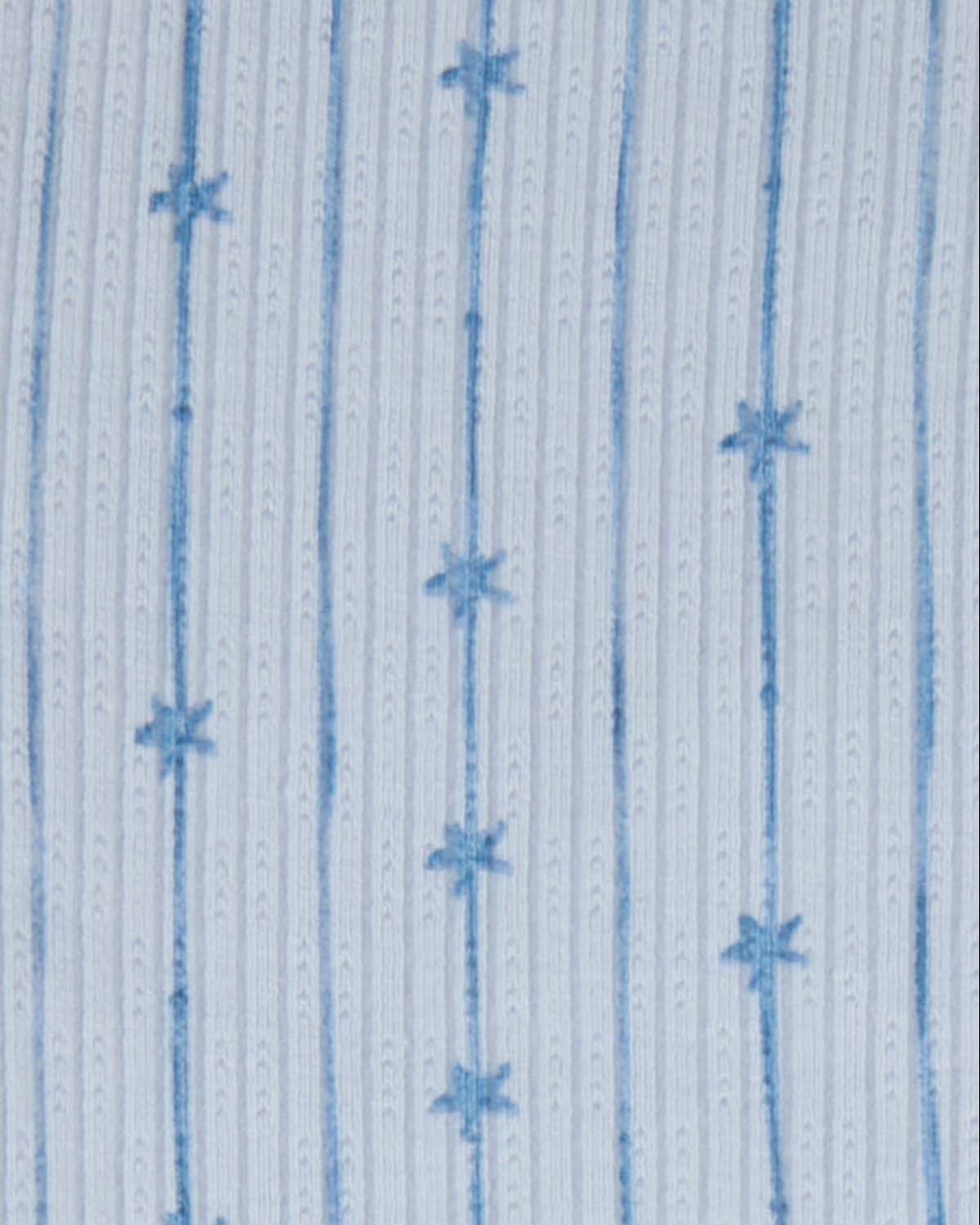 2 Piece Kids "Star Light, Star Bright" Ribbed Pointelle Pajama Set