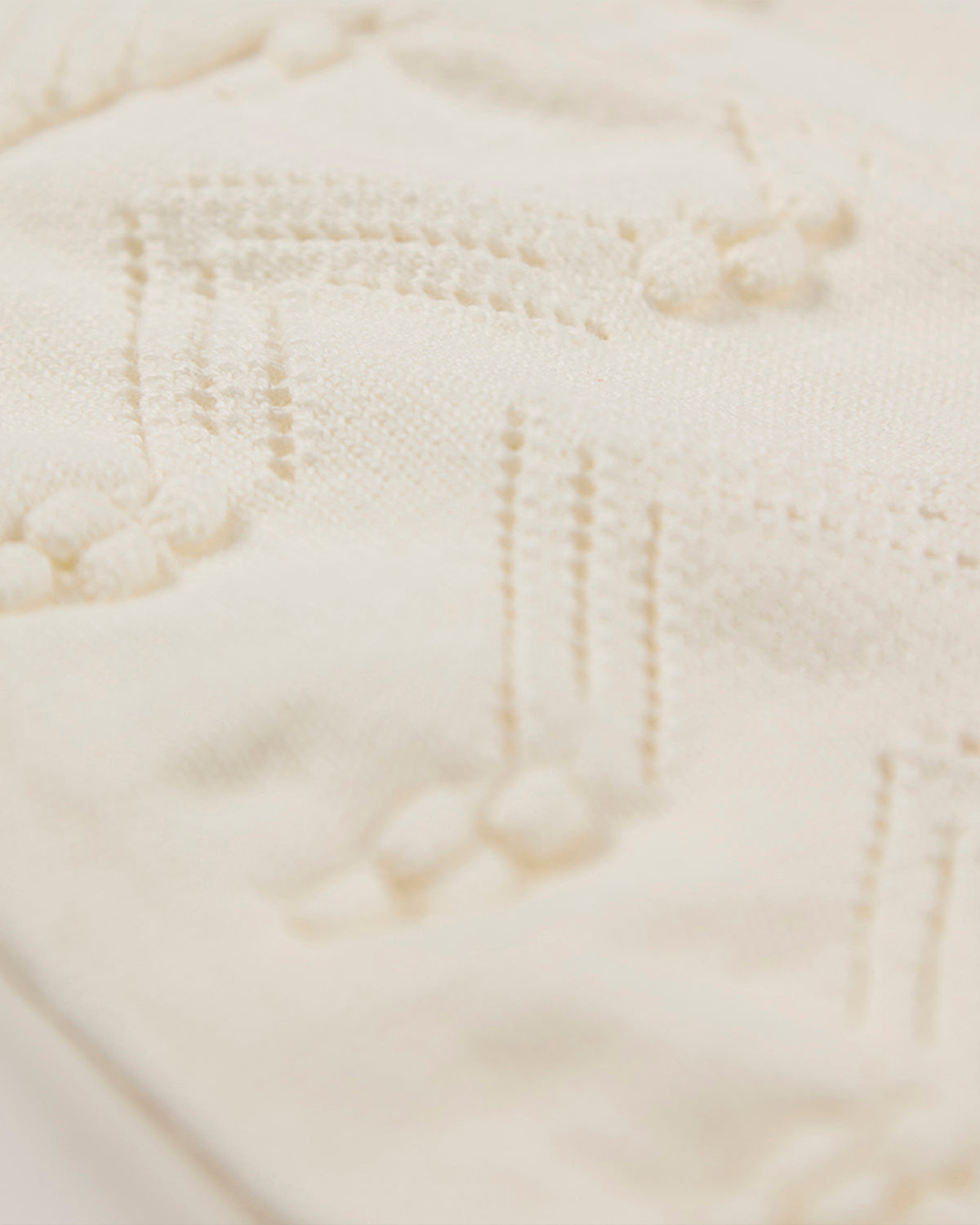Baby Unisex 100% Cotton Pointelle Knit Bonnet with Self-Fabric Strings