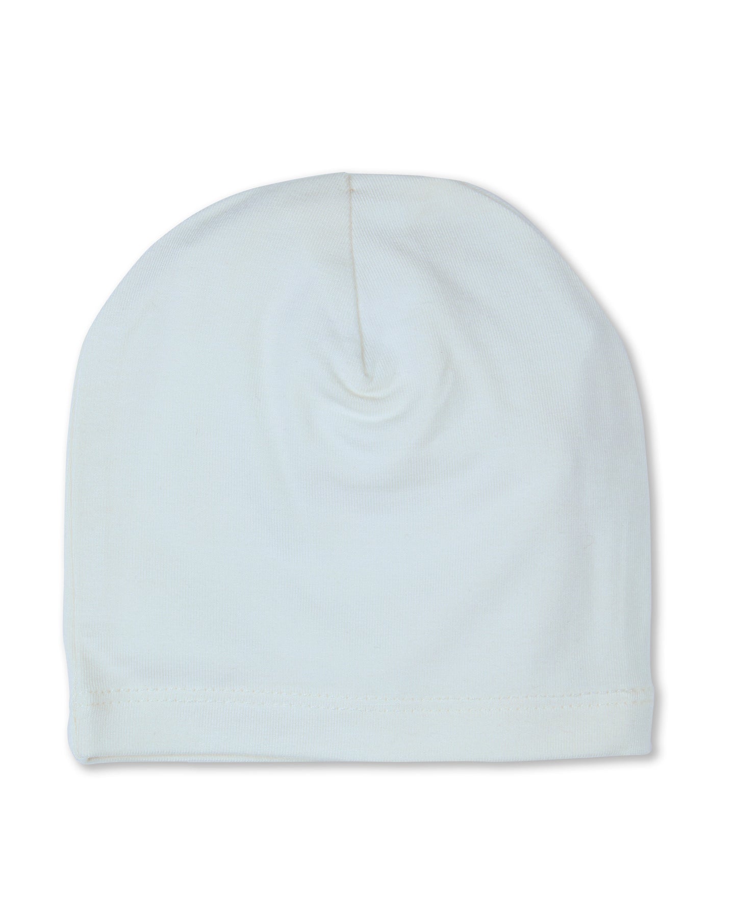 Baby No-Fold Cotton-Rich Solid-Color Fine-Gauge Beanie