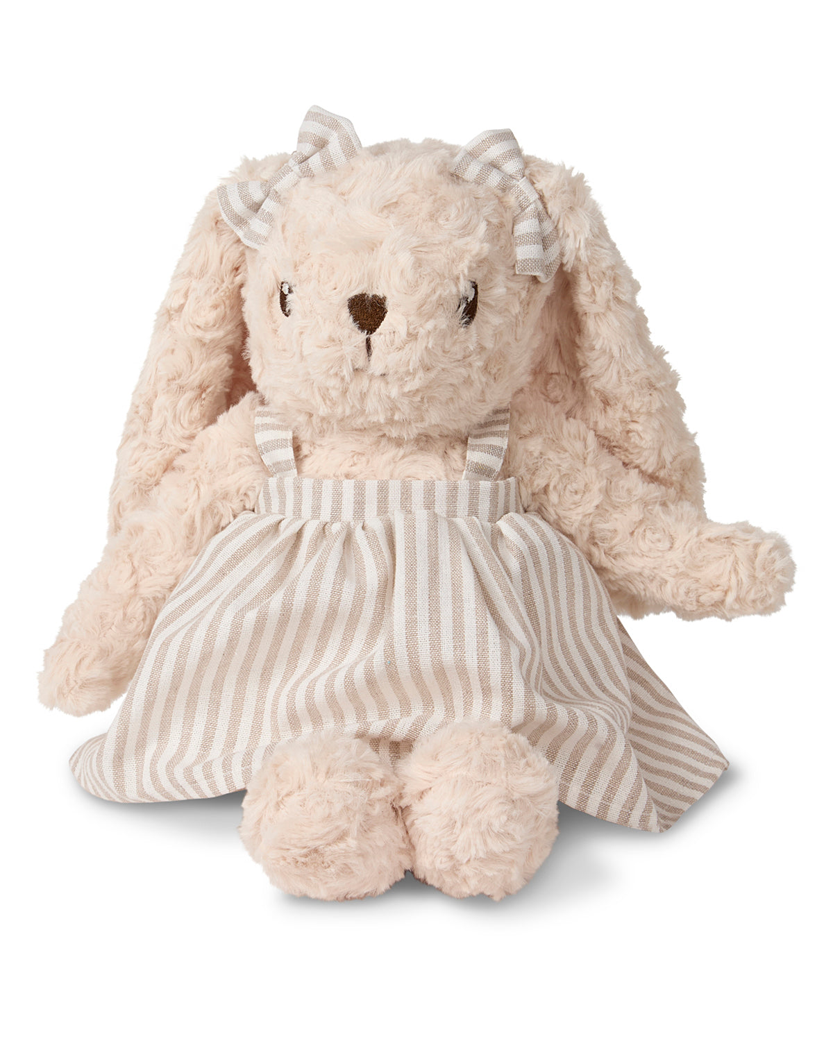 Baby "Miffy" Fluffy Faux-Fur Girl Bunny Doll