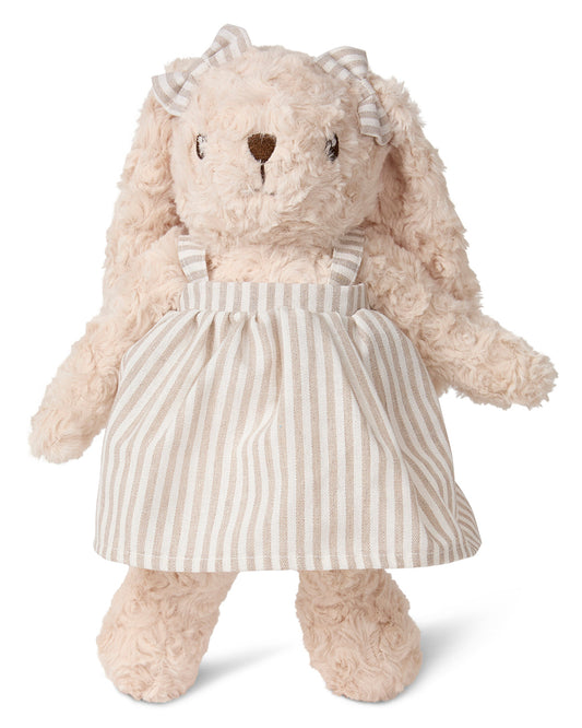 Baby "Miffy" Fluffy Faux-Fur Girl Bunny Doll