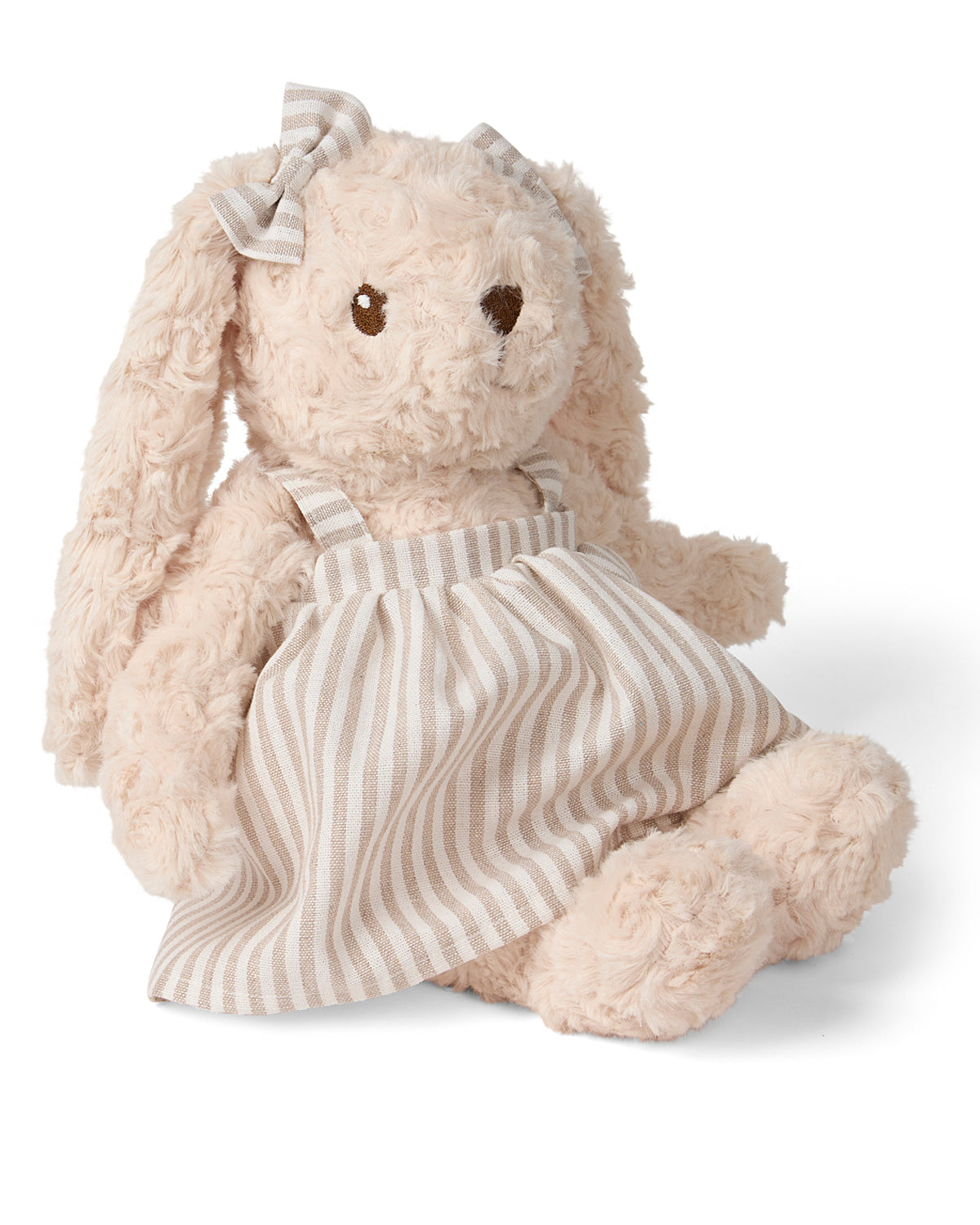 Baby "Miffy" Fluffy Faux-Fur Girl Bunny Doll