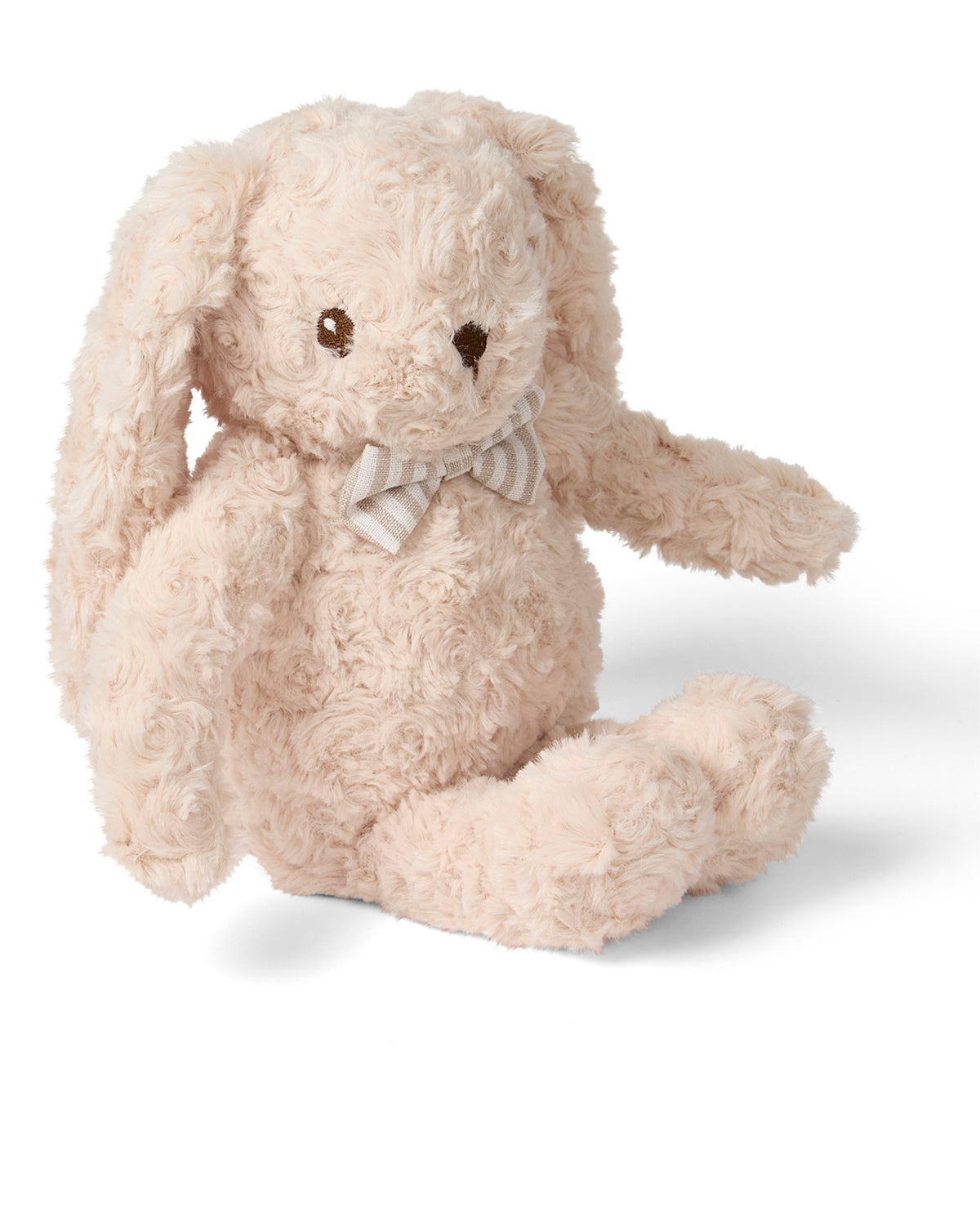Baby "Milo" Fluffy Faux-Fur Boy Bunny Doll