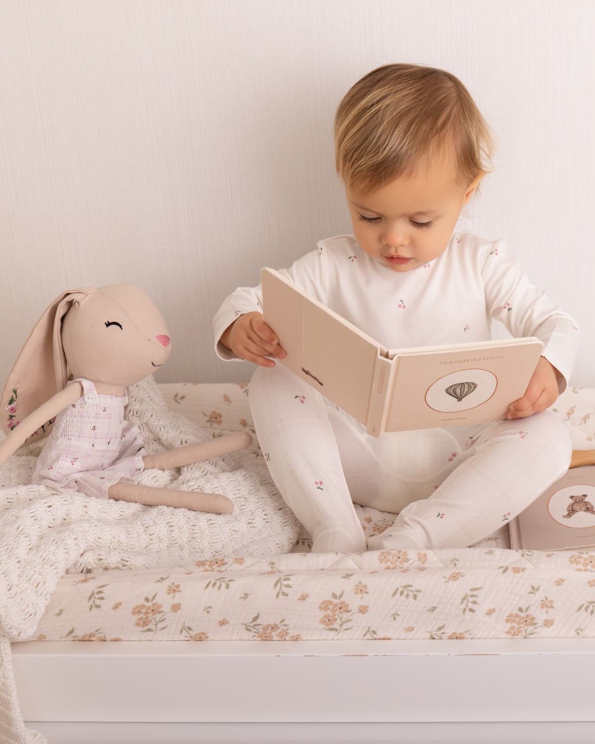 Bella Cotton/Linen Bunny Doll