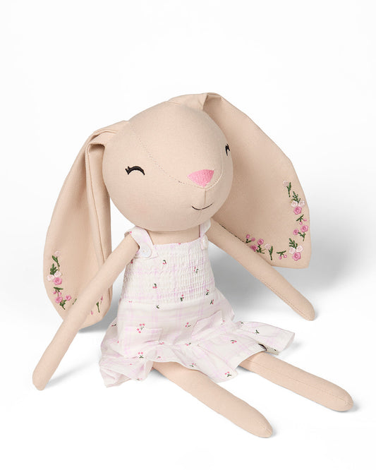 Bella Cotton/Linen Bunny Doll