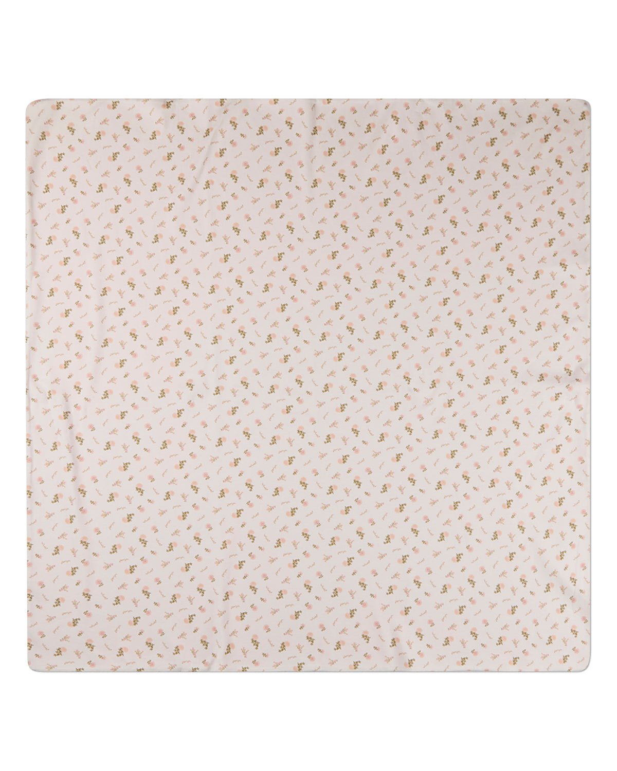 Baby Girls Floral-Printed Double-Sided 100% Cotton Snuggle Blanket