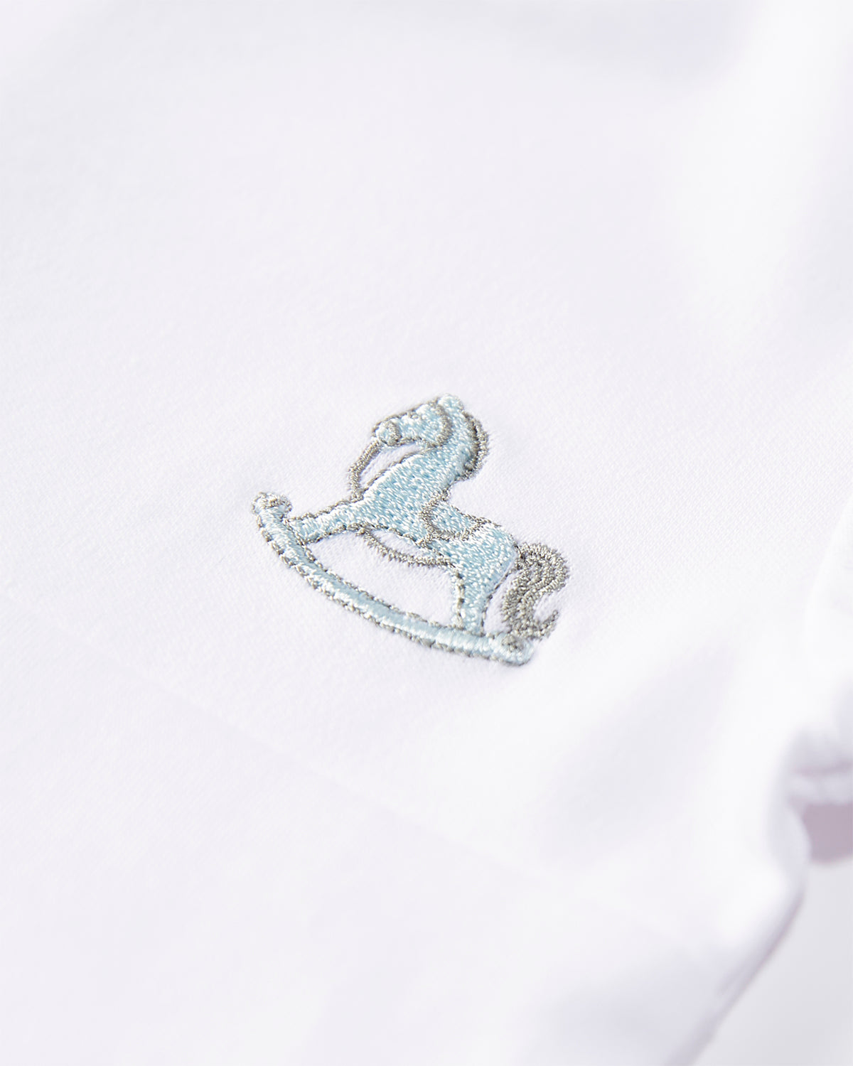 3 Piece Baby "Rocking Pony" 100% Pima Cotton Footie Set