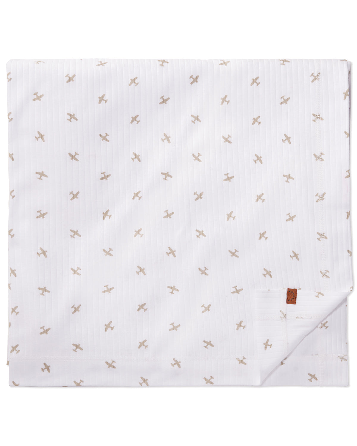 3 Piece Baby Boys "Airplane" Ribbed Cotton Rich Footie Set