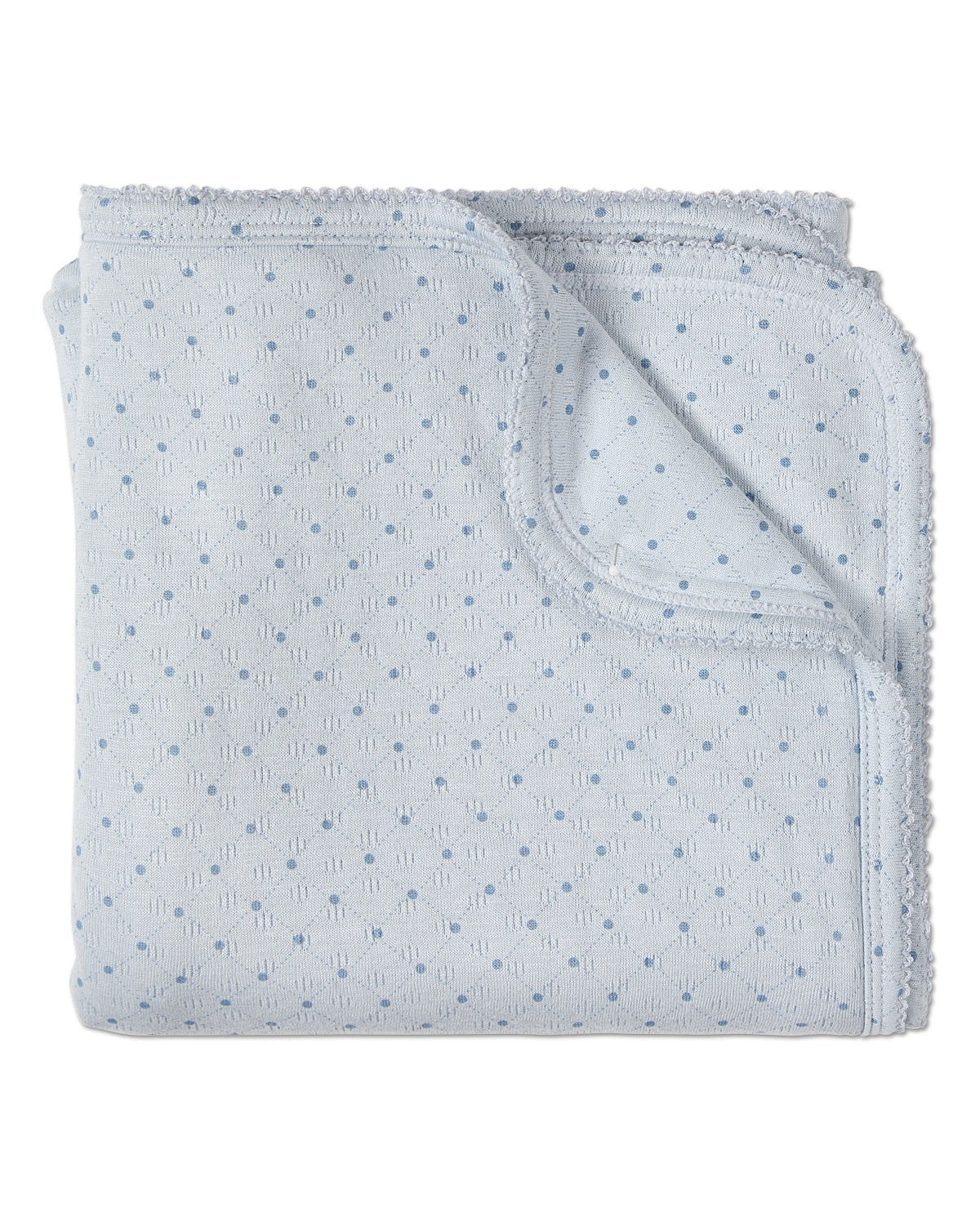 3 Piece Baby Boys "Little Dots" Rayon Blend Pointelle Footie Set