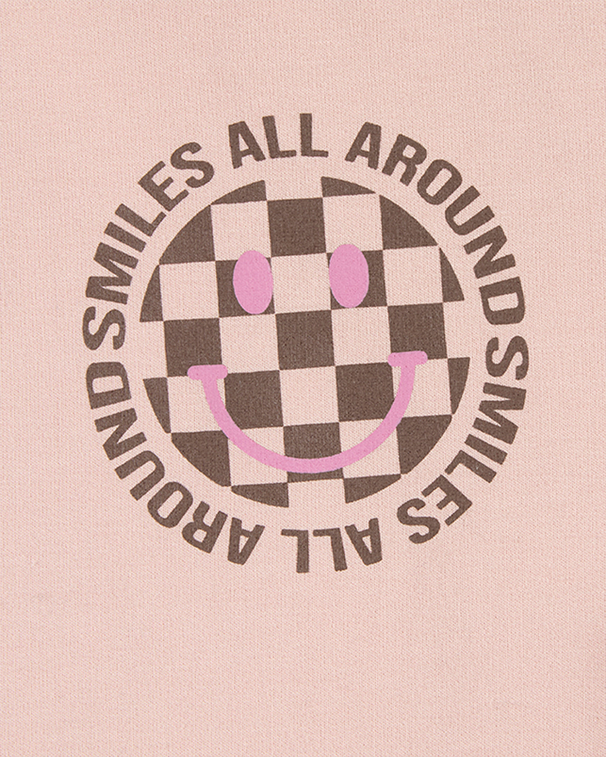 Girls "Smiles All Around" Cotton-Rich Fleece Sweatshirt Dress