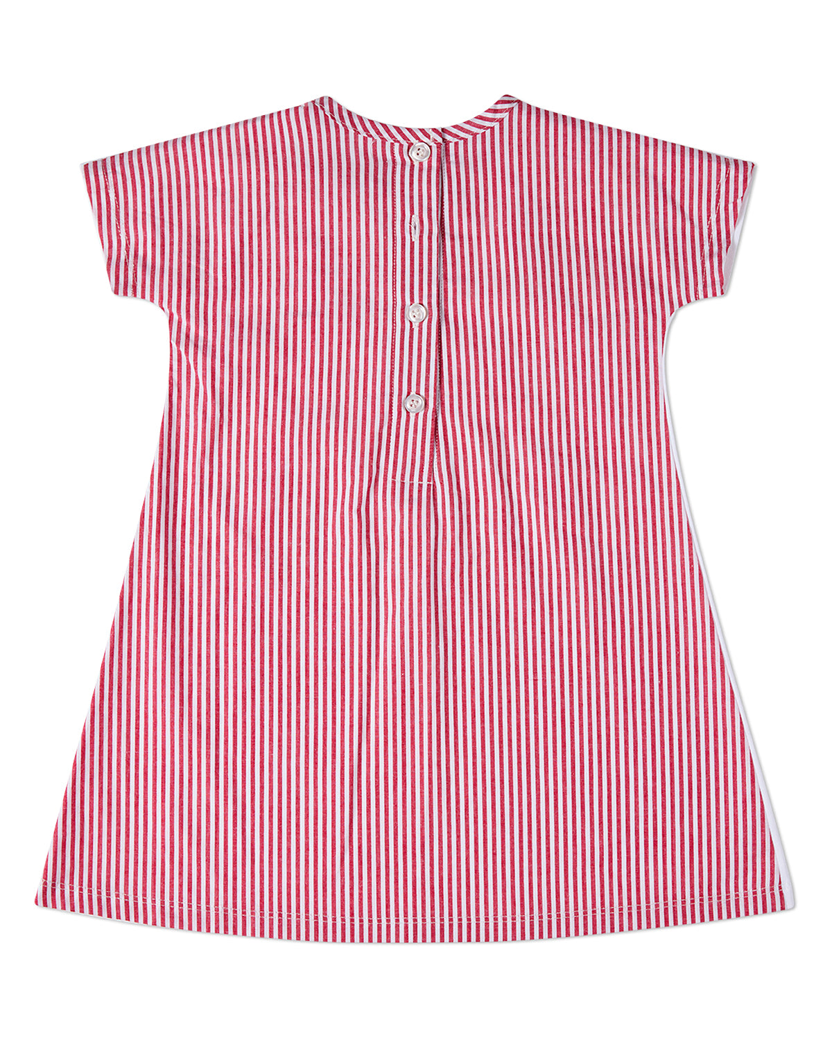 Girls Striped/Solid "The Girl's Favorite Purse" Cotton-Rich A-Line Dress