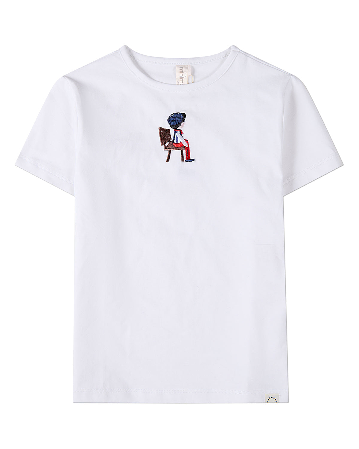 Boys Embroidered "The Boy's Favorite Seat" Cotton-Rich Short-Sleeve T-Shirt