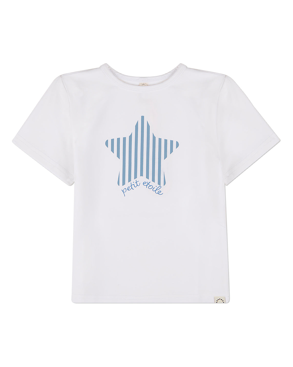 Boys "Petit Etoile" Cotton-Rich Star-Themed Short-Sleeve T-Shirt