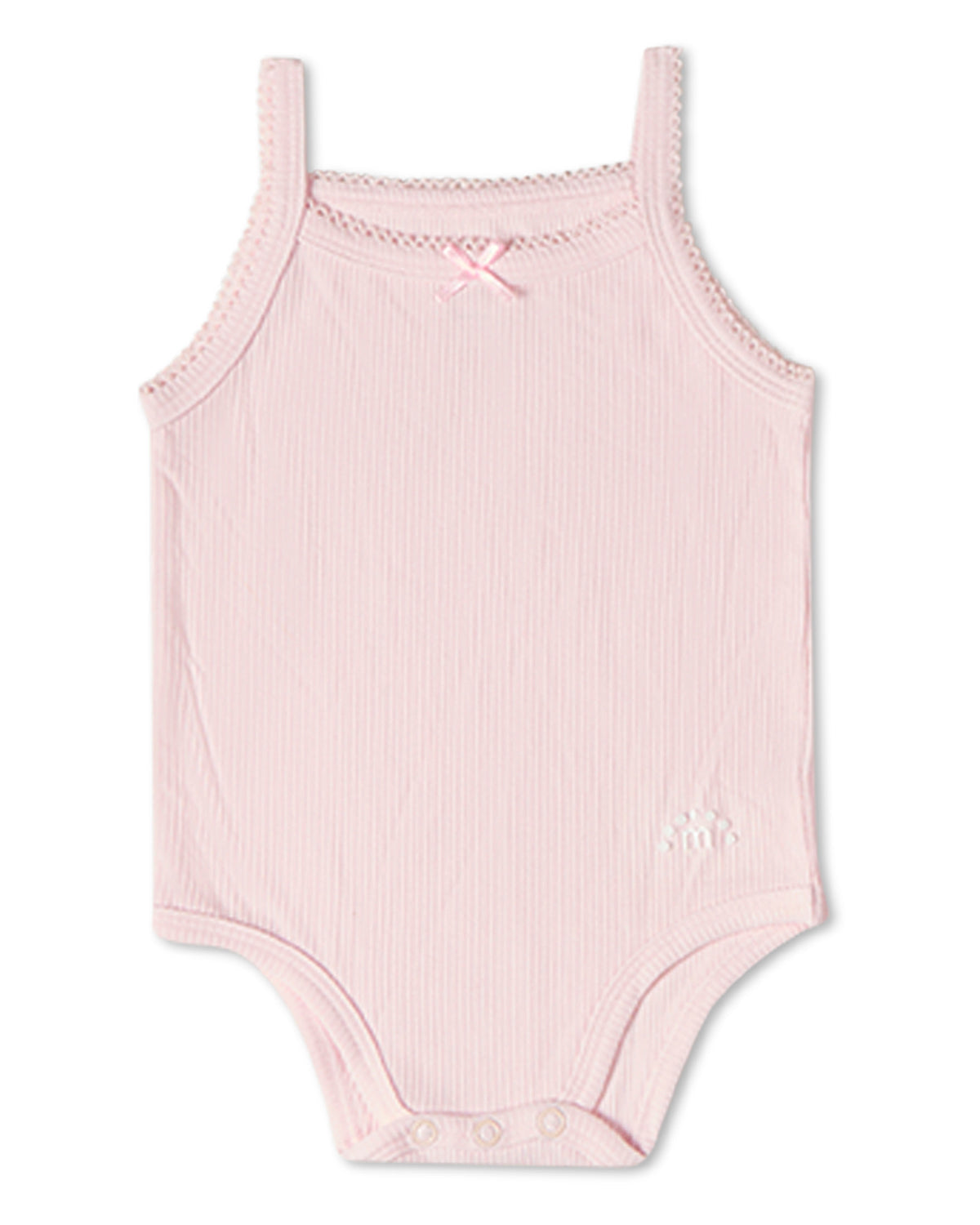 3 Pack Baby Mini-Ribbed Stretch Modal Solid-Color Bodysuits