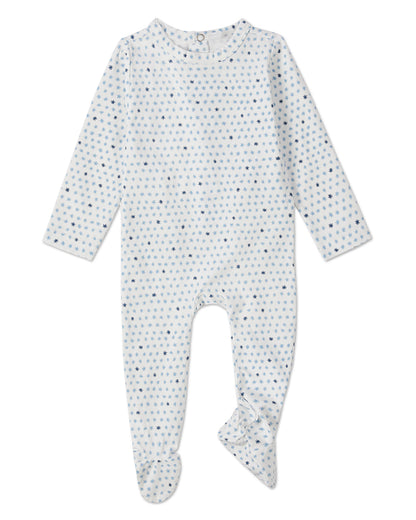 Baby and Toddler Boys "Petite Stars" Cotton Rich Footie