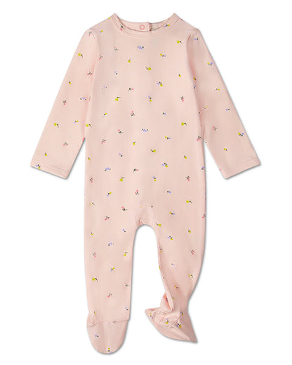 Baby and Toddler Girls Cotton-Rich "Blossoming Florals" Footie