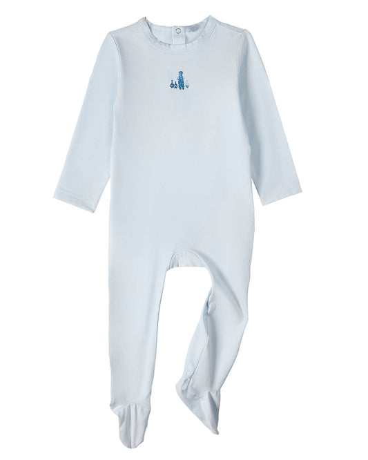 Baby and Toddler Boys "Boy And His Waddling Ducks" Cotton Rich Footie