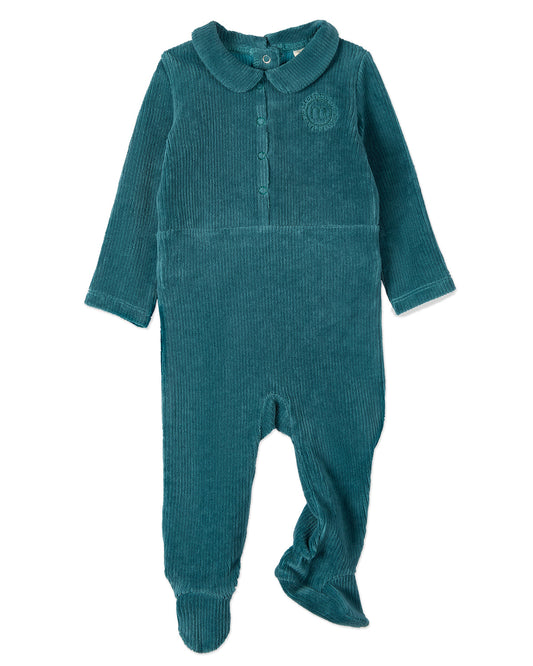 Baby and Toddler Boys "MiniMoi Sport" Cotton Rich Corduroy Footie