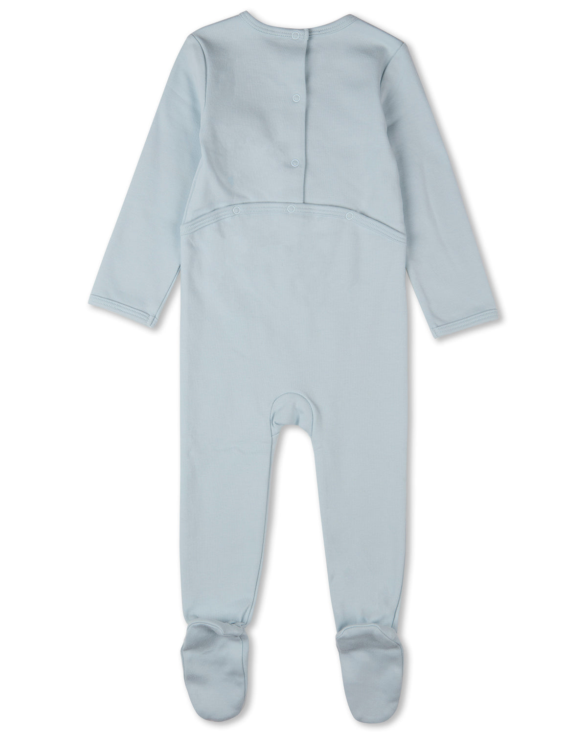 Baby "Merry Skyline" 100% Cotton Long-Sleeve Footie