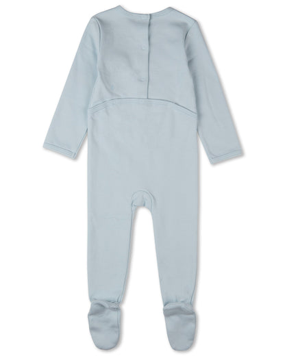Baby "Merry Skyline" 100% Cotton Long-Sleeve Footie