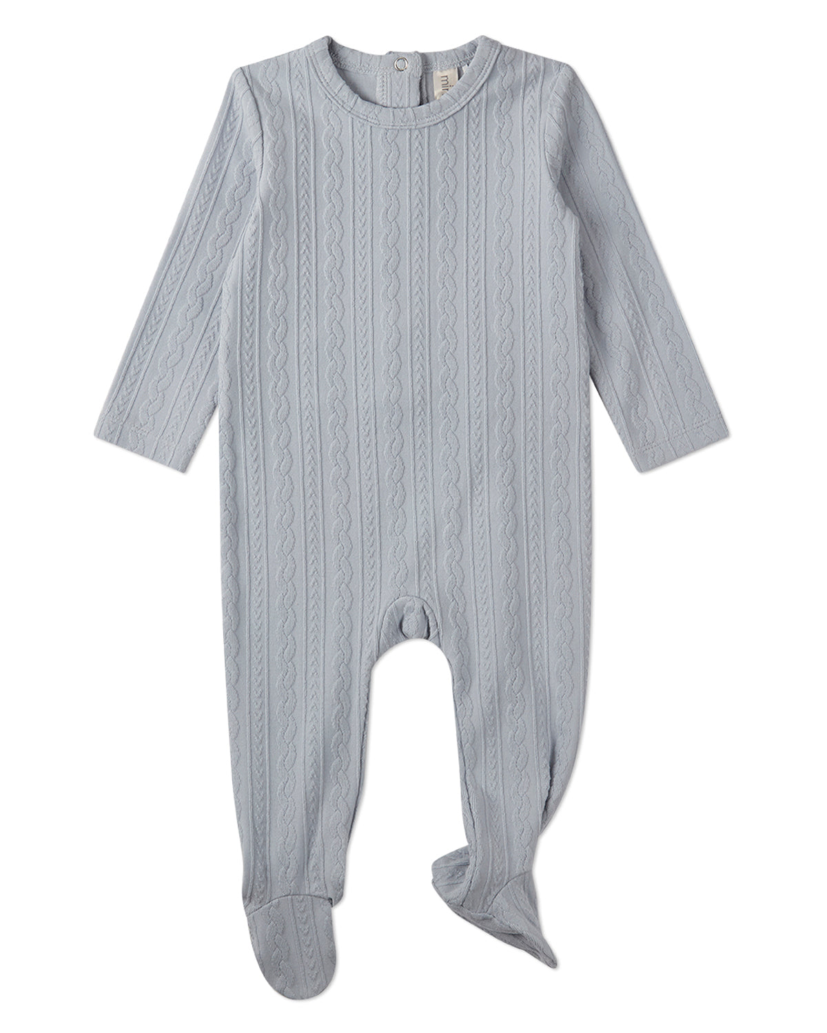 Baby and Toddler Cotton-Rich Faux Cable Knit Footie
