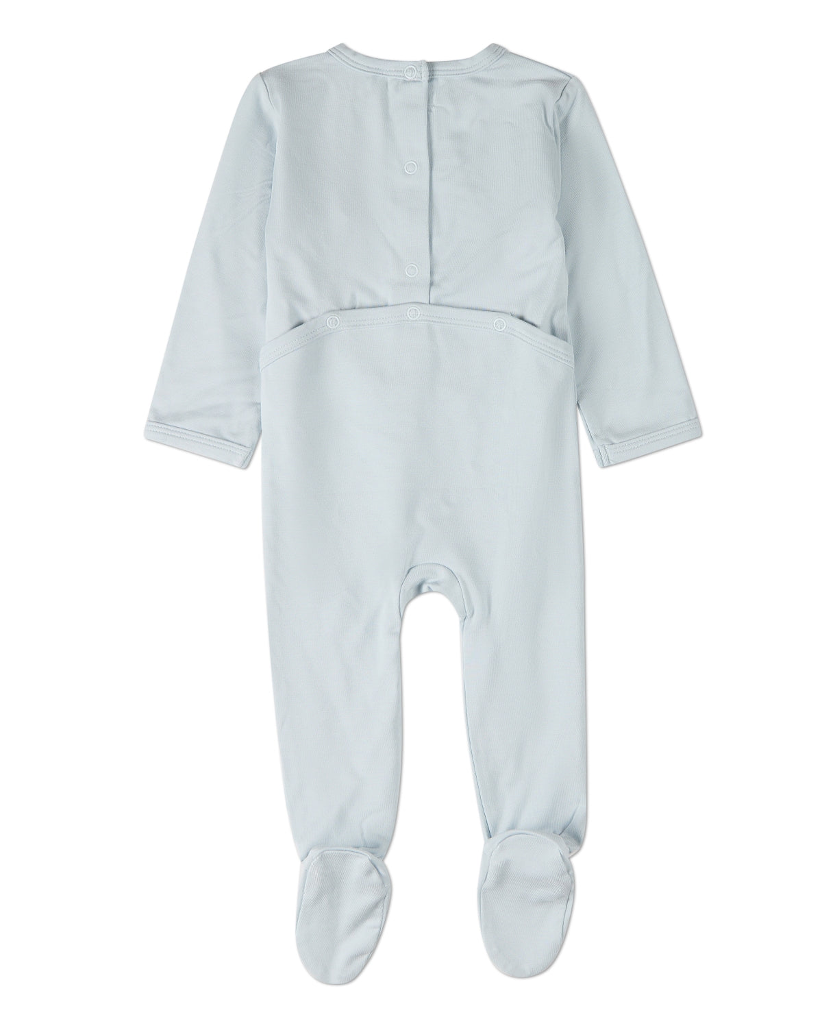 Baby "Bear On A Shelf" Modal-Blend Back-Snap Footie