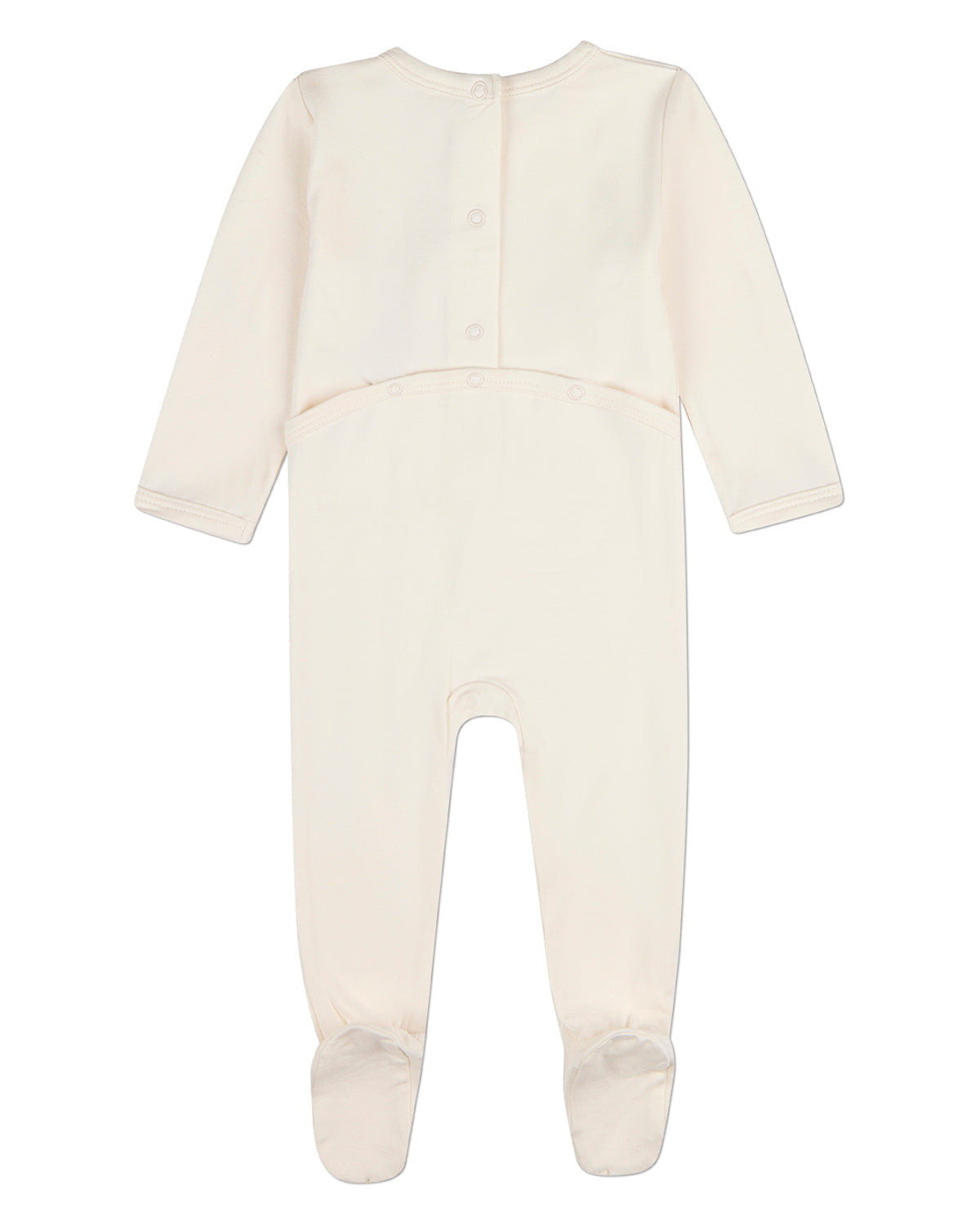 Baby "Bear On A Shelf" Modal-Blend Back-Snap Footie