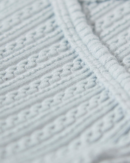 Baby Delicate Link-Patterned Silky-Soft Tencel-Blend Footie