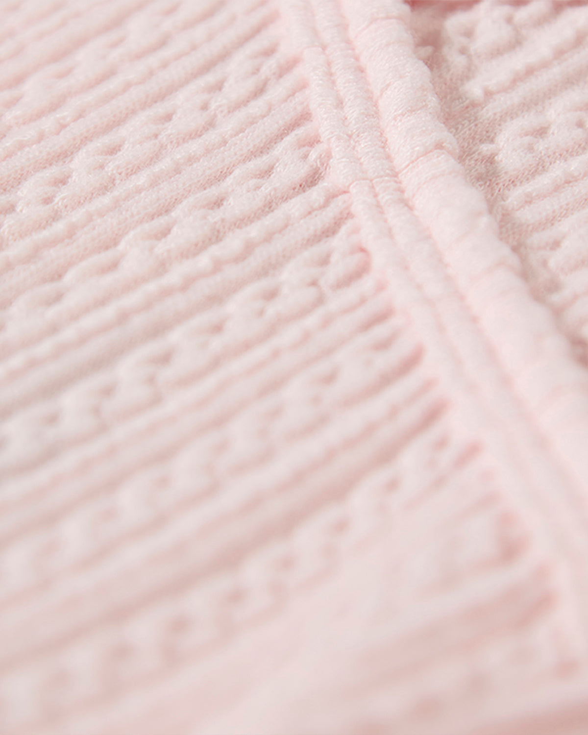 Baby Delicate Link-Patterned Silky-Soft Tencel-Blend Footie