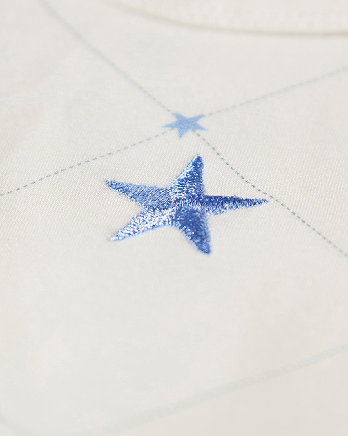 Baby Boys "Stars and Stitching" Cotton/Rayon-Blend Footie