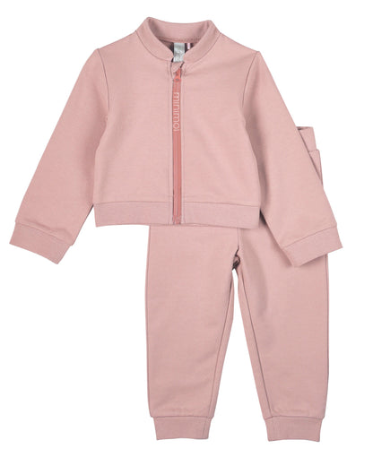 2 Piece Kids Cotton Rich Full Zip Jacket and Pants Set