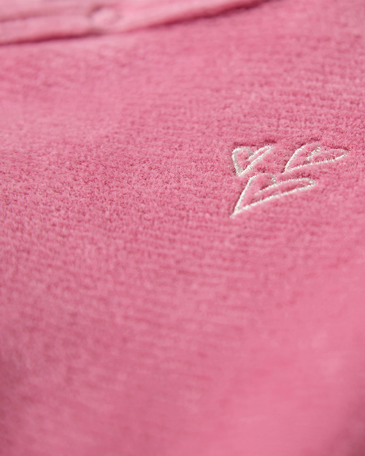 Baby Girls "Heart Cluster" Mini-Ribbed Cotton-Rich Velour Footie