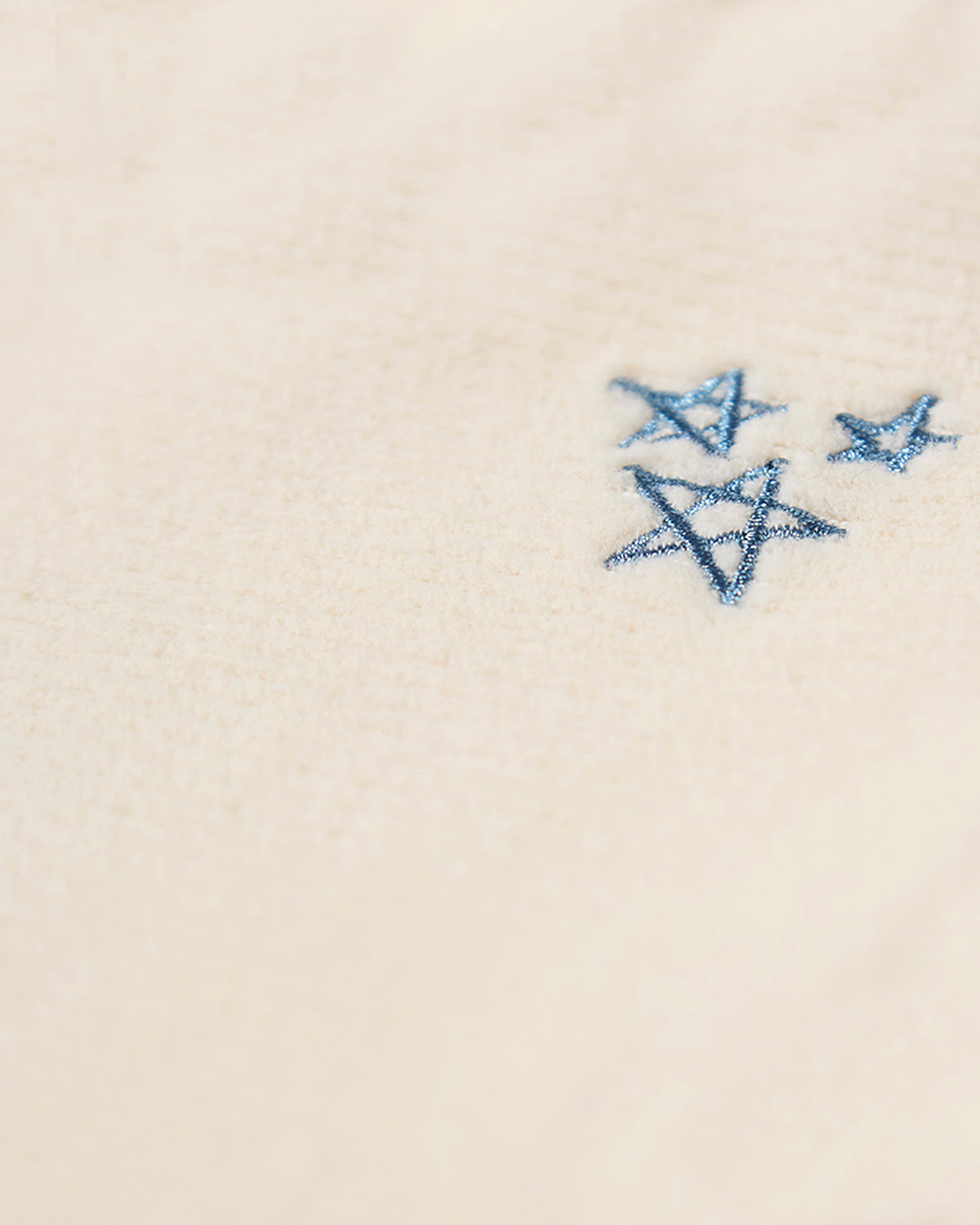 Baby Boys "Star Cluster" Cotton-Rich Mini-Ribbed Velour Footie