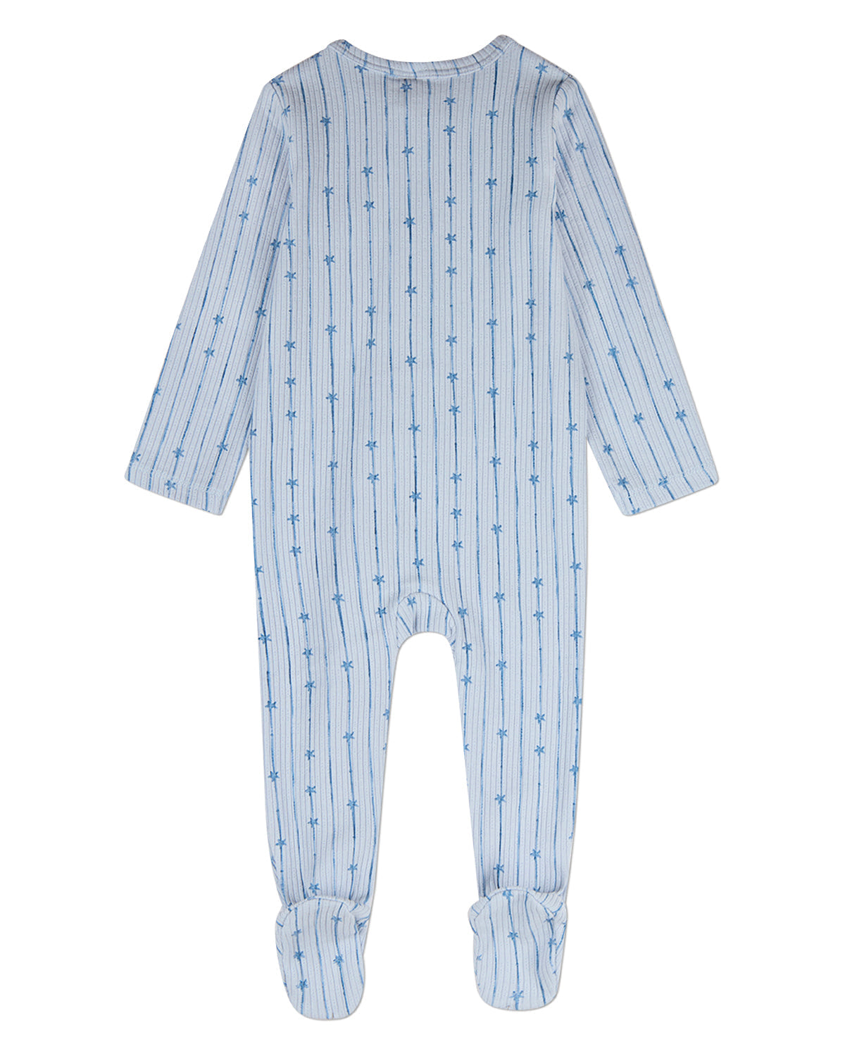 Baby "Star Light, Star Bright" Cotton/Rayon-Blend Pointelle Footie
