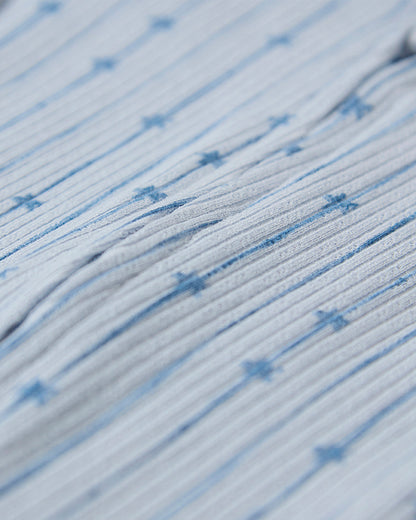Baby "Star Light, Star Bright" Cotton/Rayon-Blend Pointelle Footie