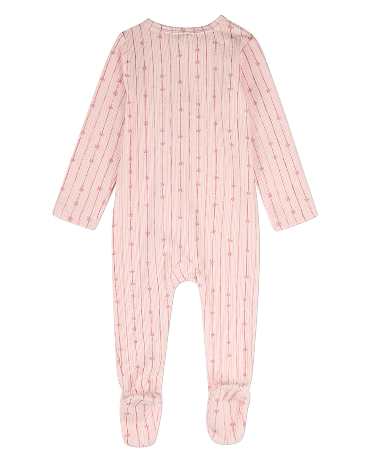 Baby "Star Light, Star Bright" Cotton/Rayon-Blend Pointelle Footie