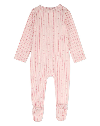 Baby "Star Light, Star Bright" Cotton/Rayon-Blend Pointelle Footie