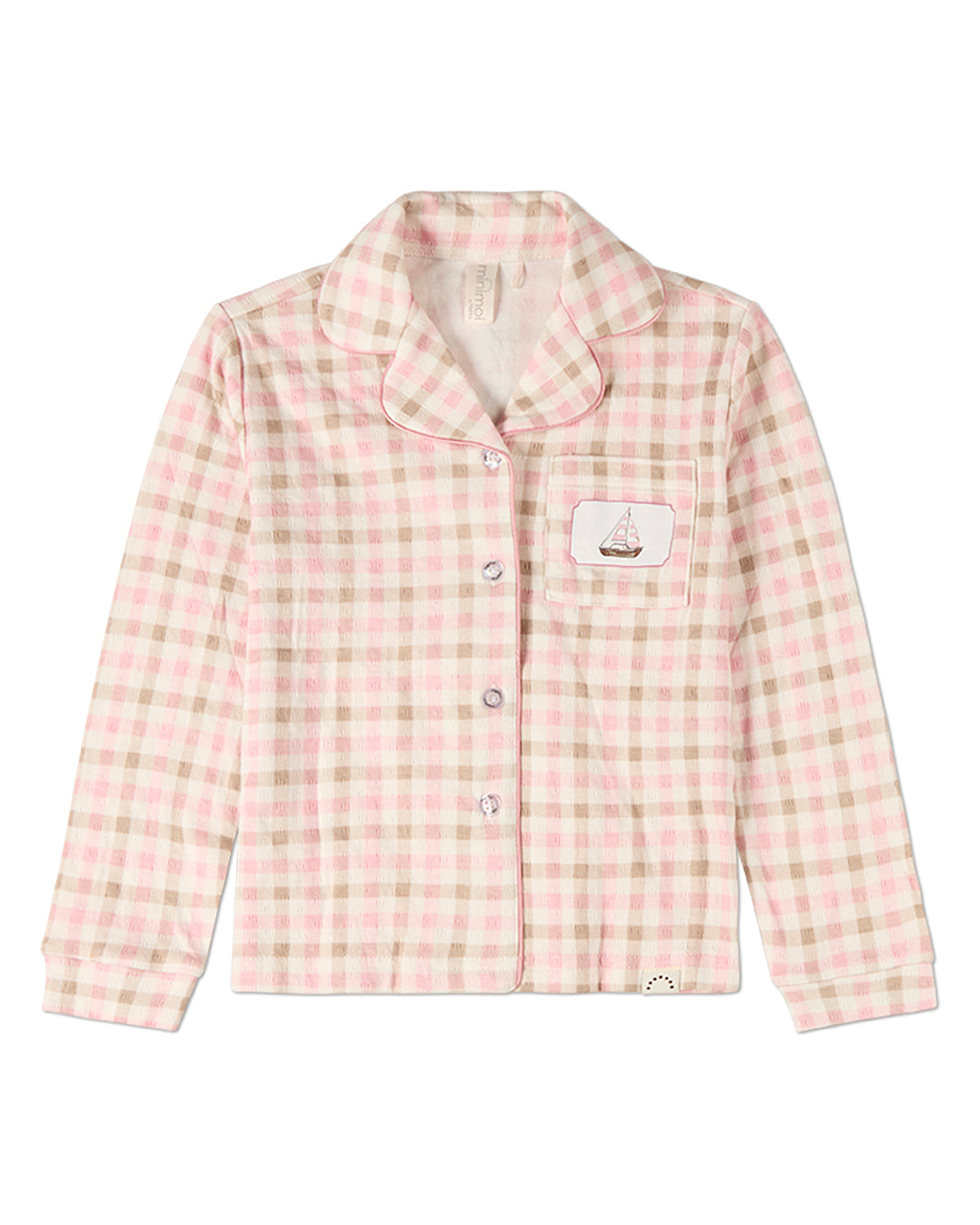 2 Piece Kids "Let Your Dreams Set Sail" Pointelle Plaid Lounge Set