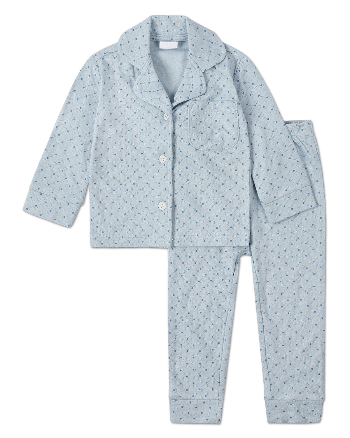 2 Piece Boys "Little Dots" Rayon from Bamboo Blend Pajama Set