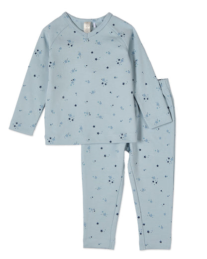 2 Piece Boys "My Brightest Star" 100% Cotton V-Neck Pull-On Lounge set
