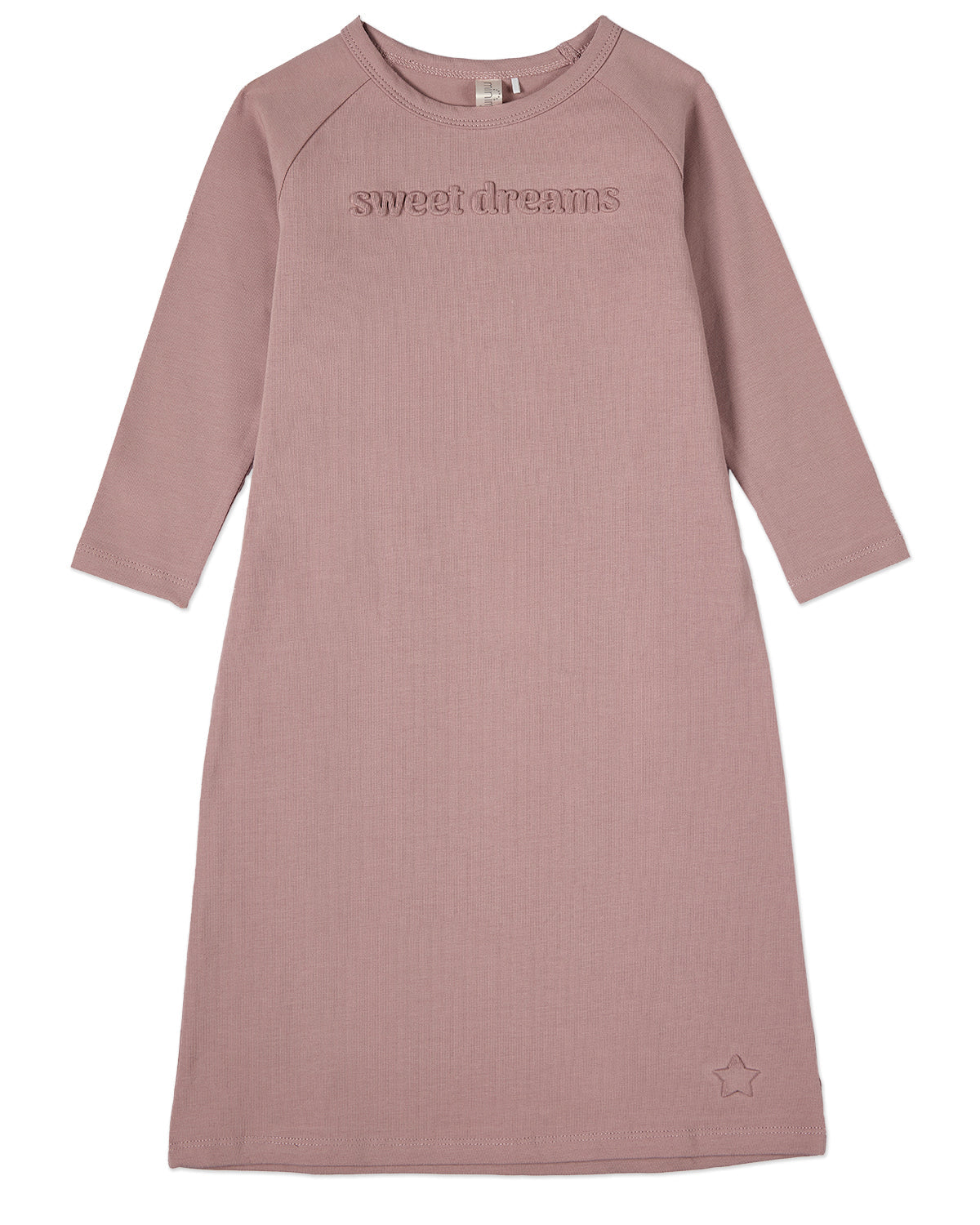 Girls "Sweet Dreams" Cotton Rich Nightgown with Embossed 3D Graphics